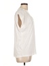 FRAME 100% Cotton Ivory Sleeveless T-Shirt Size L - photo 4