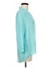 Laundry by Shelli Segal Teal 3/4 Sleeve Blouse Size M - photo 4