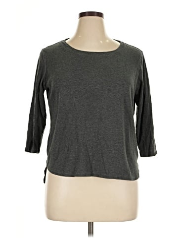 Gloria Vanderbilt 3/4 Sleeve T-Shirt (view 1)
