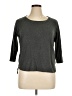Gloria Vanderbilt Gray 3/4 Sleeve T-Shirt Size XL - photo 1