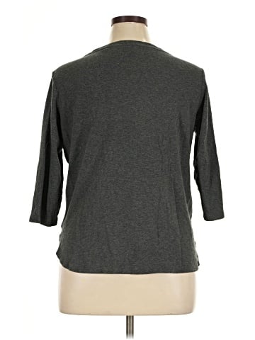 Gloria Vanderbilt 3/4 Sleeve T-Shirt (view 2)