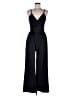 Unbranded 100% Polyester Solid Black Jumpsuit Size S - photo 1