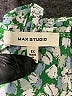 Max Studio 100% Polyester Green Short Sleeve Blouse Size 1X - photo 7