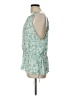 H&M 100% Polyester Green Sleeveless Blouse Size L - photo 5