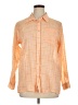C.L.C. 100% Cotton Color Block Orange Long Sleeve Button-Down Shirt Size XL - photo 1