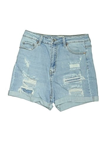 Wax Jean Denim Shorts (view 1)