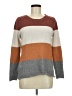 Pinque Color Block Brown Pullover Sweater Size M - photo 1