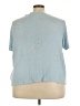 Soft Surroundings Blue Short Sleeve Top Size 3X - photo 2
