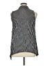 Soma 100% Modal Stripes Black Sleeveless Button-Down Shirt Size XL - photo 2
