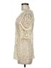 Solitaire 100% Cotton Ivory Cardigan Size M - photo 5