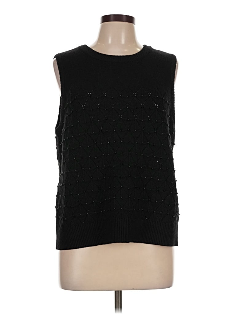 Pre-owned Tyler Boe Sweater Vest In Black