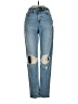 American Eagle Outfitters Hearts Blue Jeans Size 000 - photo 1