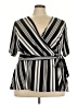 Lane Bryant Black Short Sleeve Top Size 22 - 24 Plus - photo 1