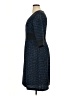 J. Peterman 100% Polyester Tweed Blue Casual Dress Size 14 - photo 5