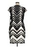 Madison Leigh Graphic Silver Cocktail Dress Size 16 - photo 2