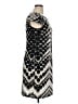 Madison Leigh Graphic Silver Cocktail Dress Size 16 - photo 4