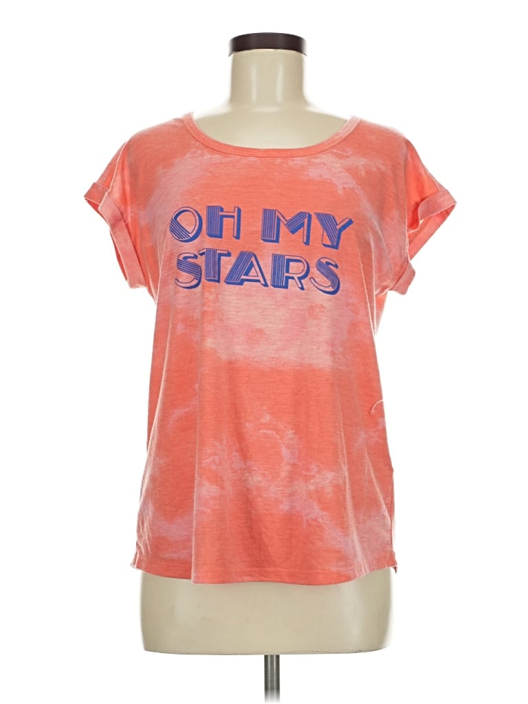 Pre-owned Style & Co Short Sleeve T-shirt In Orange
