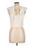 True Craft 100% Cotton Ivory Sleeveless Blouse Size L - photo 2