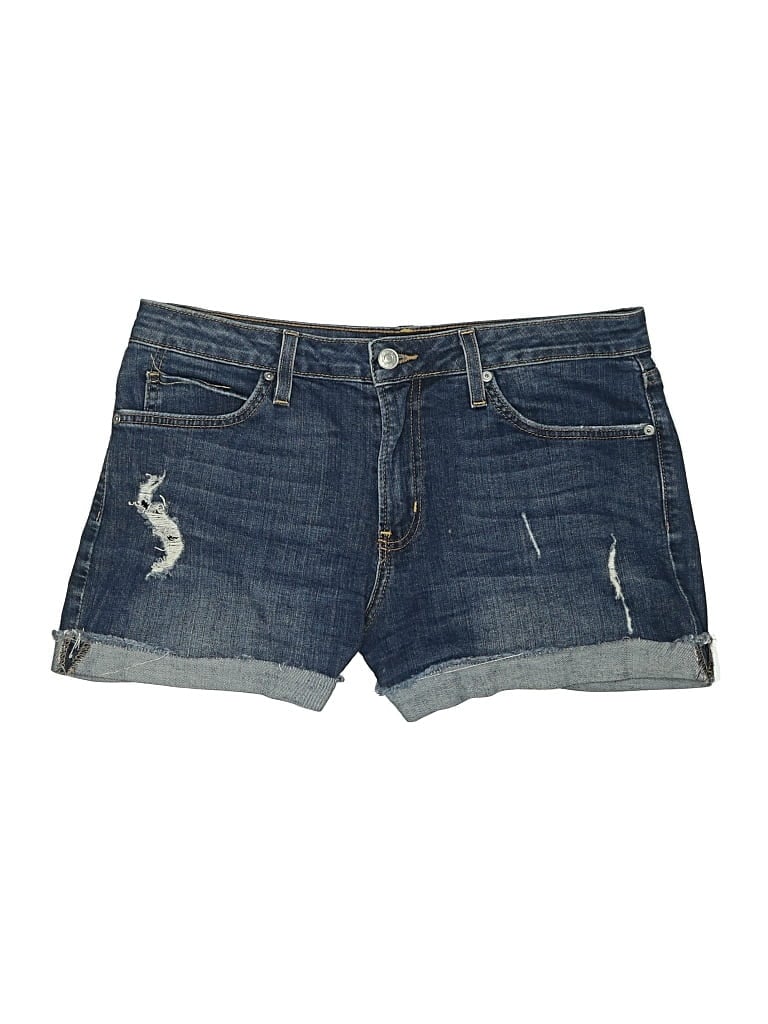 Pre-owned Just Black Denim Shorts In Blue
