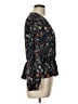 Nine Britton 100% Polyester Blue Long Sleeve Blouse Size L - photo 4