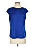 Eva Longoria Blue Short Sleeve Top Size S - photo 1