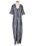 m.i.h Jeans 100% Silk Stripes Blue Jumpsuit Size XS - photo 1