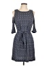 Donna Morgan Polka Dots Blue Casual Dress Size 10 - photo 1