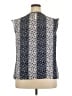 Elle 100% Polyester Blue Sleeveless Blouse Size XXL - photo 2