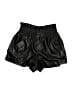 Elan 100% Polyester Metallic Black Shorts Size M - photo 1