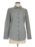 George Houndstooth Gray Long Sleeve Button-Down Shirt Size M - photo 1