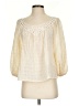 Max Studio 100% Cotton Ivory 3/4 Sleeve Blouse Size XS - photo 1
