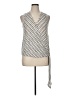 Bobeau Chevron-herringbone Stripes Multi Color Silver Tank Top Size XL - photo 1