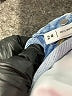 PacSun 100% Cotton Color Block Blue Jeans Size 24 waist - photo 8