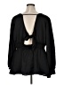 Torrid 100% Polyester Black Long Sleeve Blouse Size 1X Plus (1) - photo 2