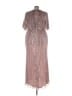 Mac Duggal 100% Polyester Silver Cocktail Dress Size 18 - photo 2