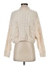 Pol 100% Polyester Ivory Turtleneck Sweater Size S - photo 1