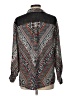 Tolani Print Gray Long Sleeve Blouse Size L - photo 2
