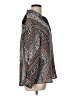 Tolani Print Gray Long Sleeve Blouse Size L - photo 4