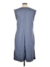 Grecerelle Solid Gray Casual Dress Size L - photo 2