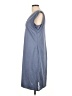 Grecerelle Solid Gray Casual Dress Size L - photo 5