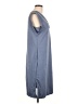 Grecerelle Solid Gray Casual Dress Size L - photo 4
