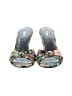 Fioni Floral Green Heels Size 6 1/2 - photo 2