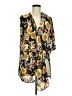 Maurices 100% Polyester Floral Yellow 3/4 Sleeve Blouse Size M - photo 1