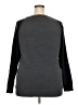 Jaclyn Smith 100% Acrylic Animal Print Gray Pullover Sweater Size XXL - photo 2