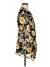 Maurices 100% Polyester Floral Yellow 3/4 Sleeve Blouse Size M - photo 4