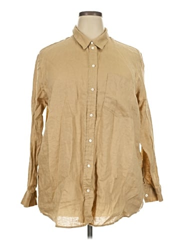 Gap Long Sleeve Button-Down Shirt (view 1)
