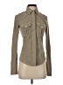 James Perse Gray Long Sleeve Button-Down Shirt Size Sm (1) - photo 1