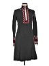 Athleta Argyle Gray Casual Dress Size M - photo 1