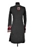 Athleta Argyle Gray Casual Dress Size M - photo 2