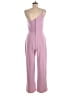 Crystal Sky Solid Purple Jumpsuit Size M - photo 2